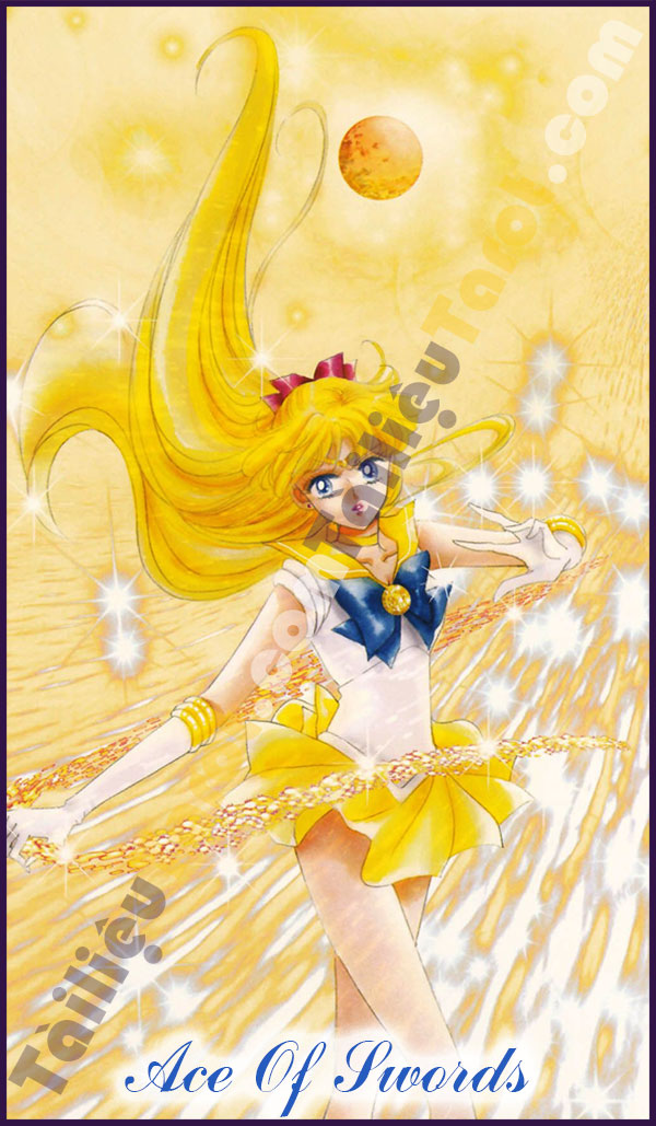 Ace Of Swords - Sailor Moon Tarot made by TailieuTarot.com