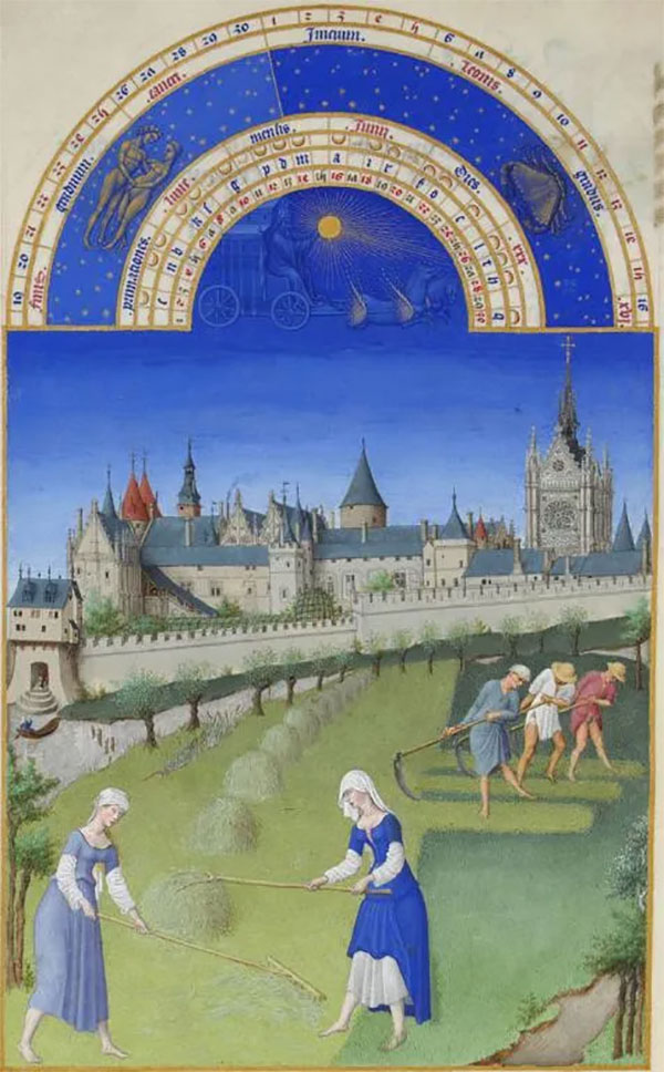 Bức tranh "Trees riches heures june"