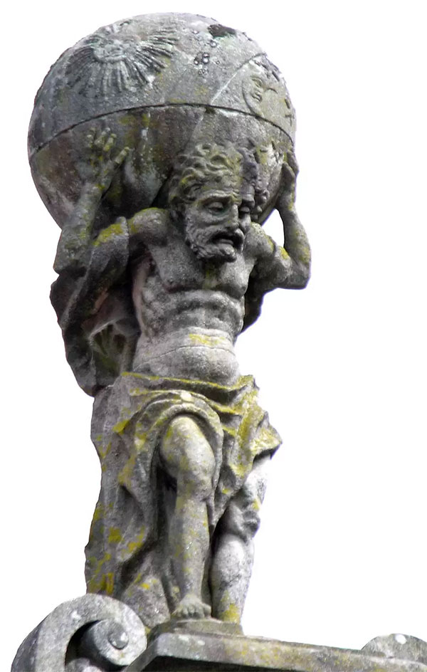 Bức tượng thần Atlas