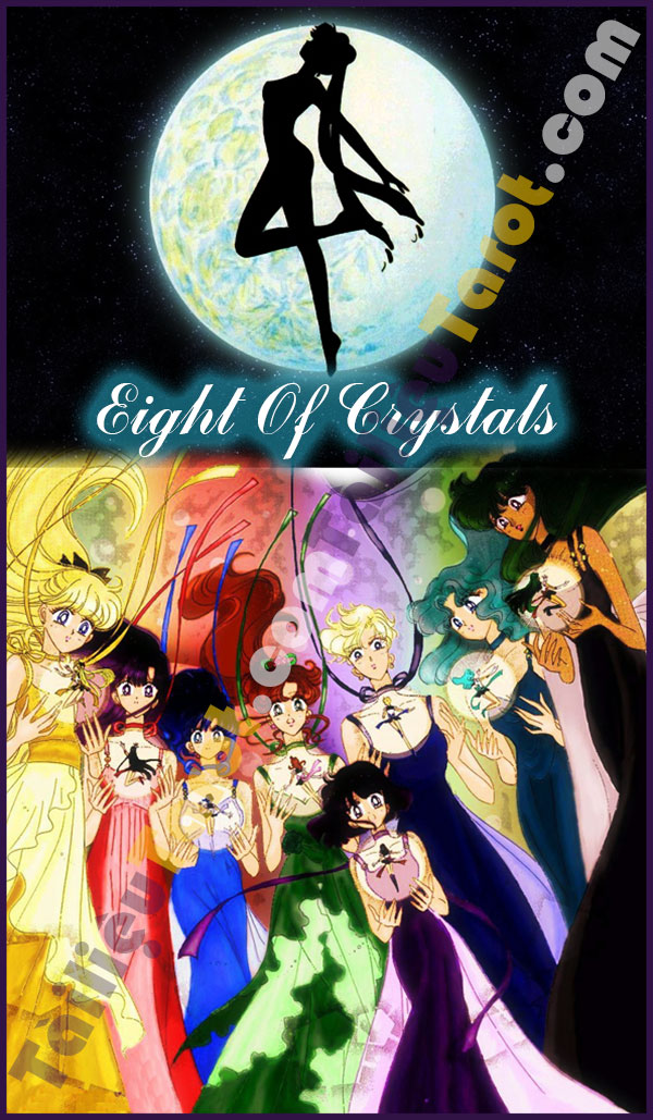 Eight Of Crystals - Sailor Moon Tarot made by TailieuTarot.com