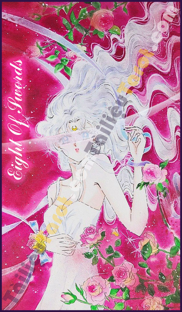 Eight Of Swords - Sailor Moon Tarot made by TailieuTarot.com
