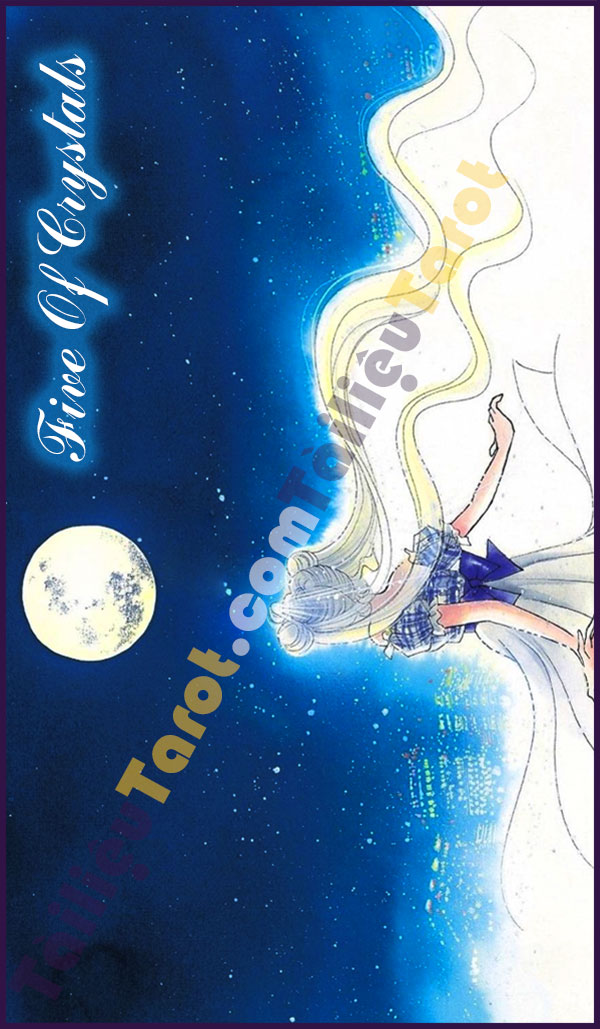 Five Of Crystals - Sailor Moon Tarot made by TailieuTarot.com