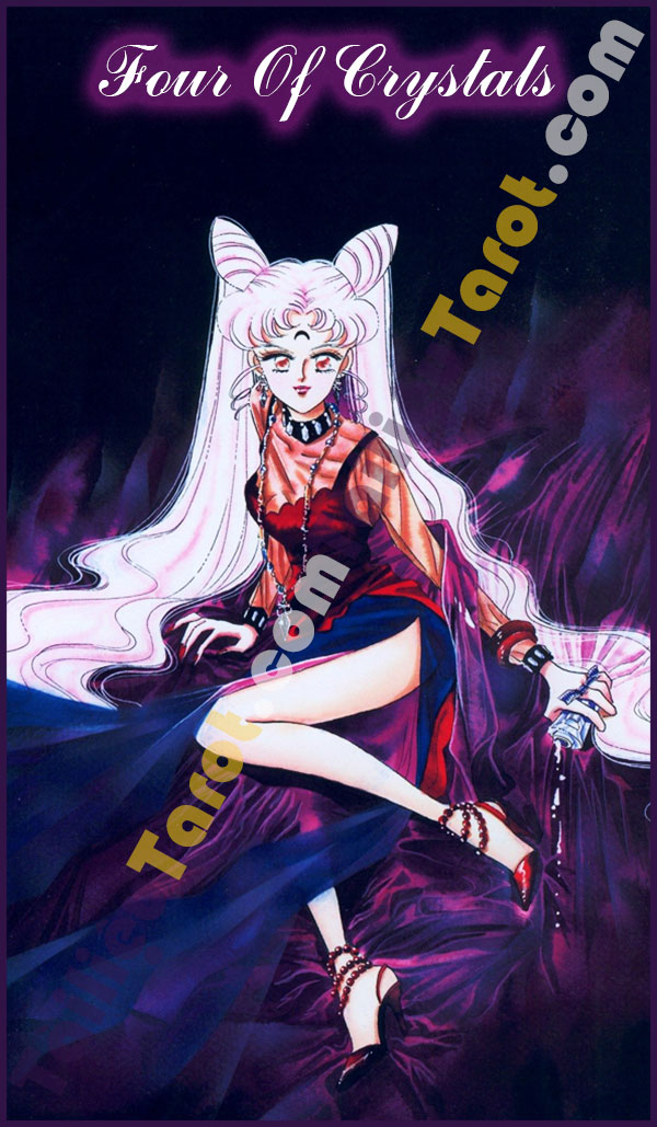 Four Of Crystals - Sailor Moon Tarot made by TailieuTarot.com