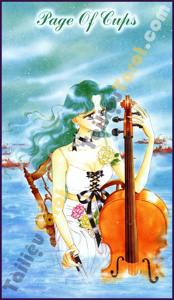 Page Of Cups - Sailor Moon Tarot made by TailieuTarot.com
