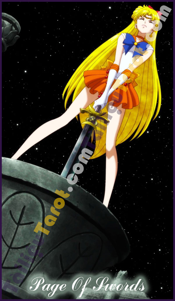 Page Of Swords - Sailor Moon Tarot made by TailieuTarot.com