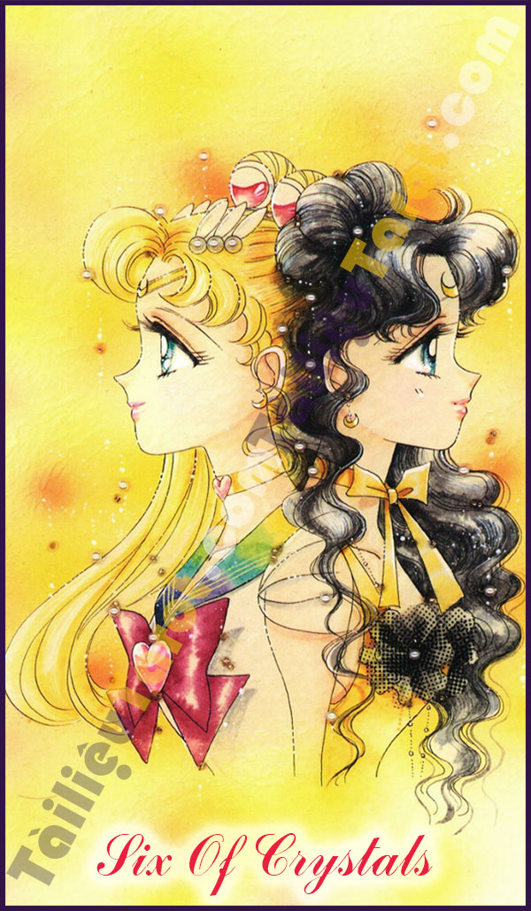 Six Of Crystals - Sailor Moon Tarot made by TailieuTarot.com