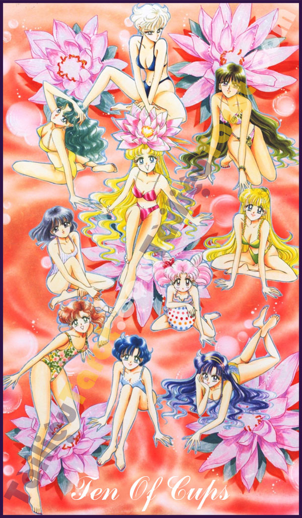 Ten Of Cups - Sailor Moon Tarot made by TailieuTarot.com