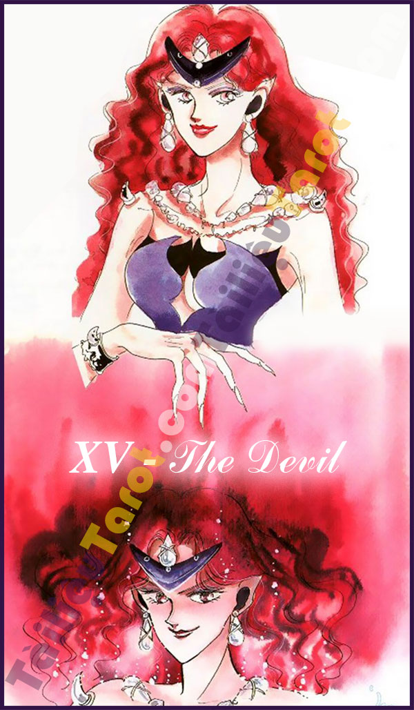 The Devil - Sailor Moon Tarot made by TailieuTarot.com