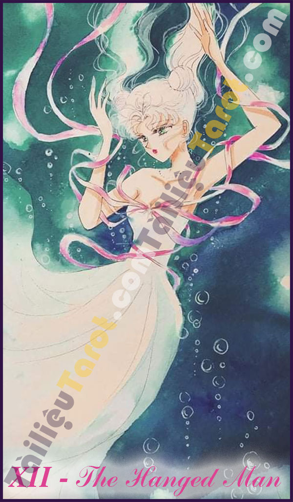 The Hanged Man - Sailor Moon Tarot made by TailieuTarot.com
