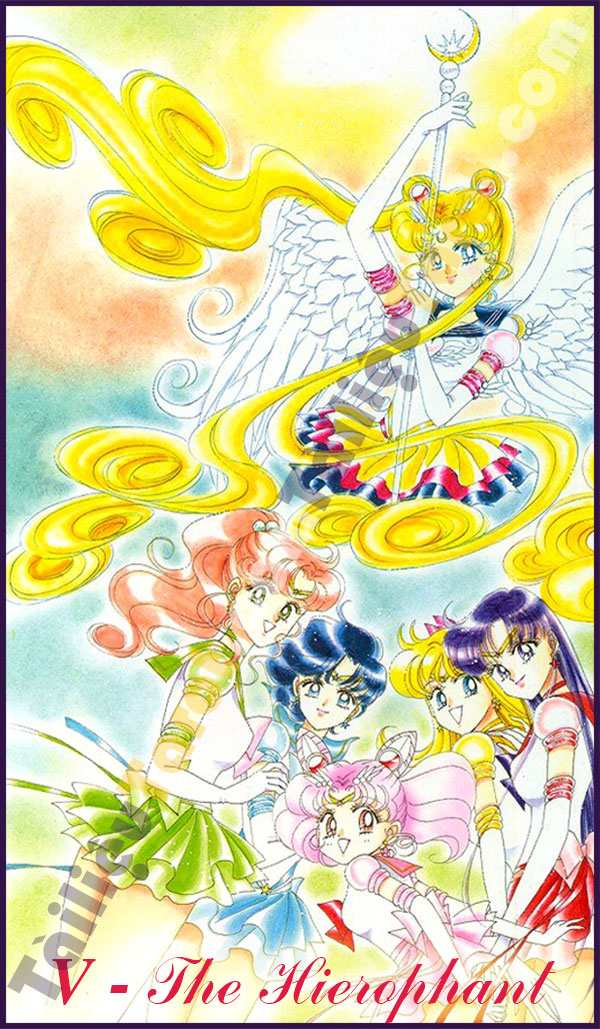 The Hierophant - Sailor Moon Tarot made by TailieuTarot.com