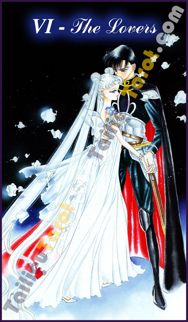 The Lovers - Sailor Moon Tarot made by TailieuTarot.com