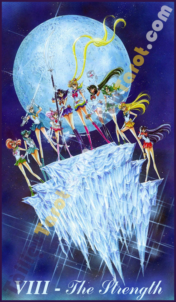 The Strength - Sailor Moon Tarot made by TailieuTarot.com