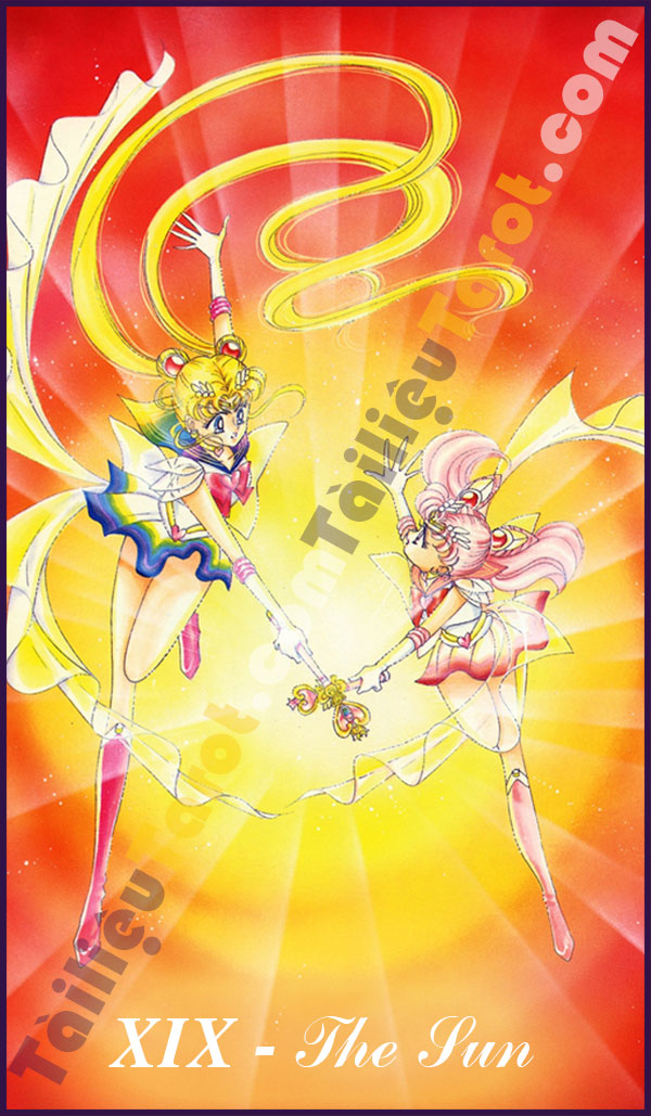 The Sun - Sailor Moon Tarot made by TailieuTarot.com