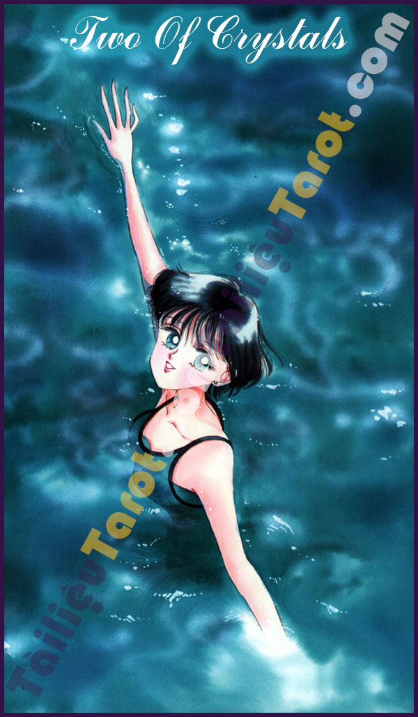 Two Of Crystals - Sailor Moon Tarot made by TailieuTarot.com
