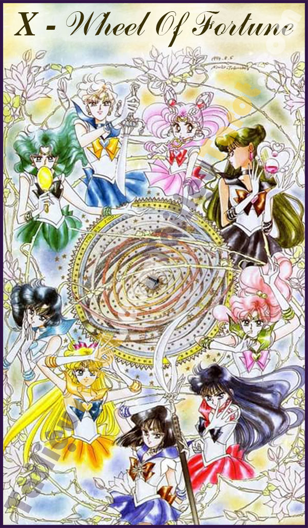 Wheel Of Fortune - Sailor Moon Tarot made by TailieuTarot.com
