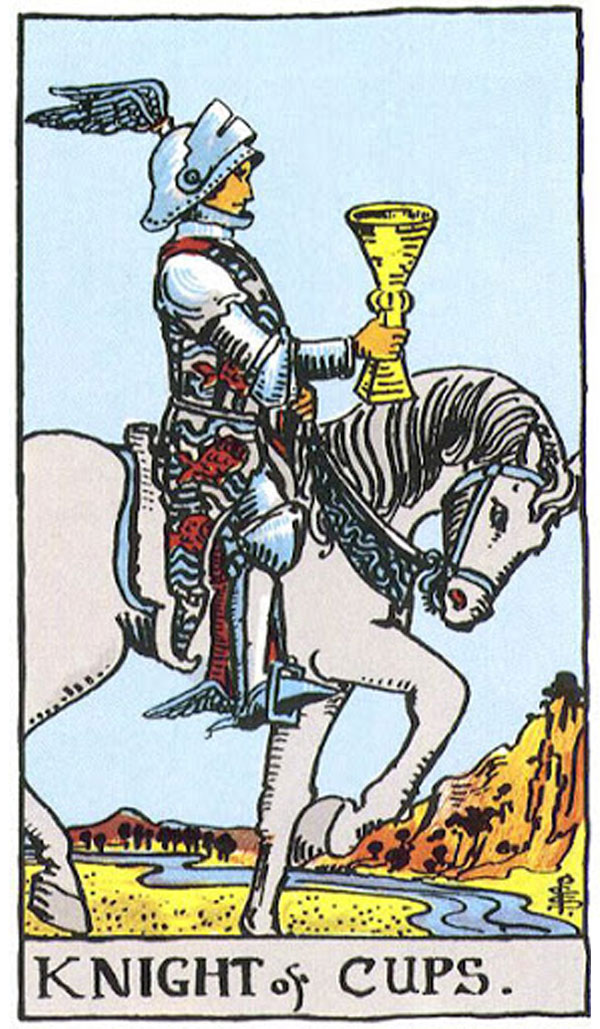 Ý nghĩa Knight Of Cups Rider Waite Smith Tarot - Hiệp Sĩ Cốc trong Rider Waite Smith Tarot