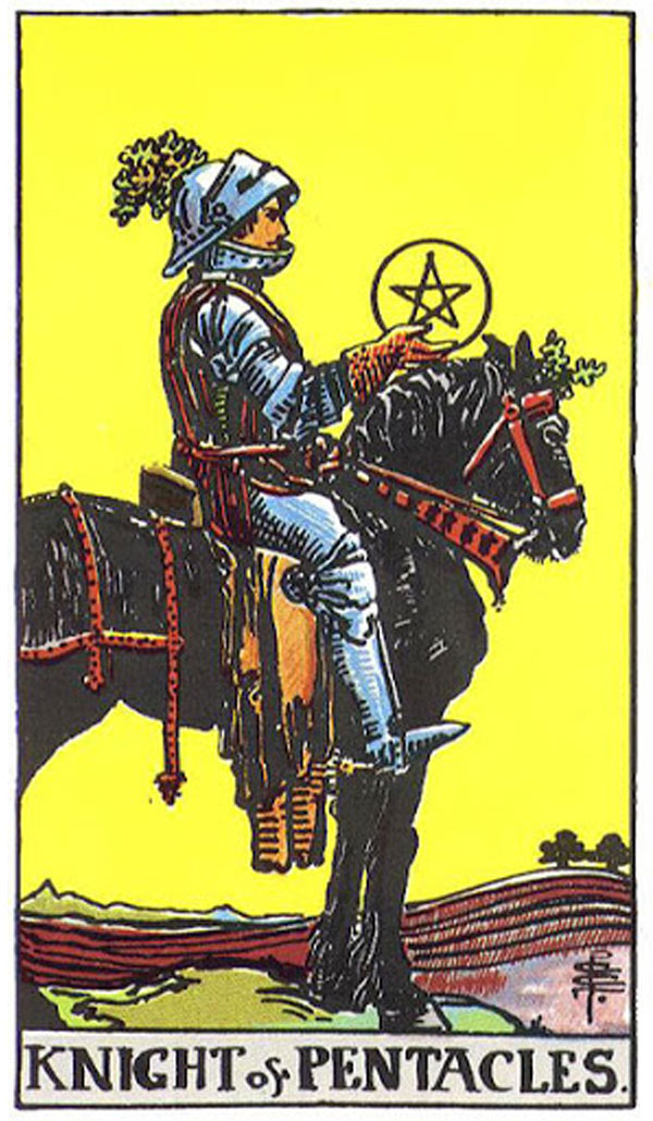 Ý nghĩa Knight Of Pentacles Rider Waite Smith Tarot - Hiệp Sĩ Xu trong Rider Waite Smith Tarot