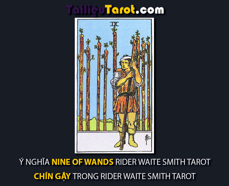 Ý nghĩa Nine of Wands Rider Waite Smith Tarot - Chín Gậy trong Rider Waite Smith Tarot